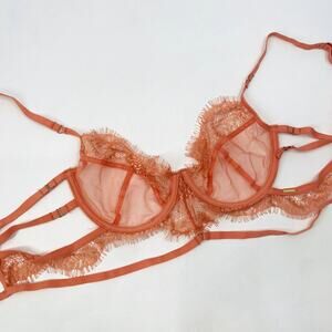 Bluebella coral lace strappy unlined bra